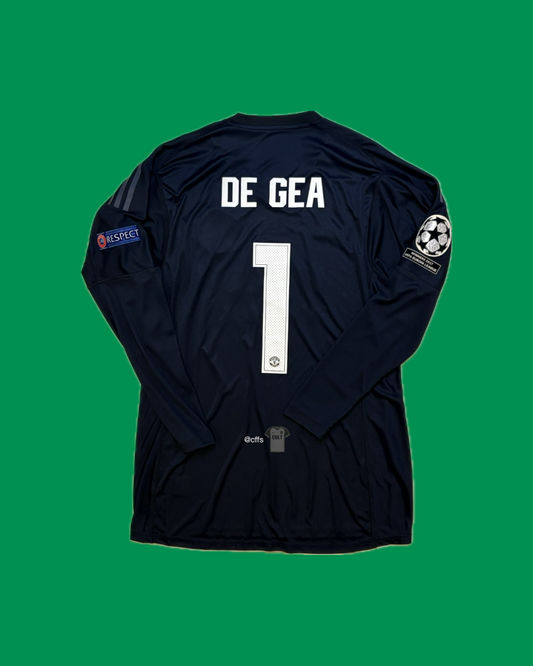Manchester United 2017/18 Adidas with David De Gea 1 (BNWT) Nameset - Cult Fave Football Shirts