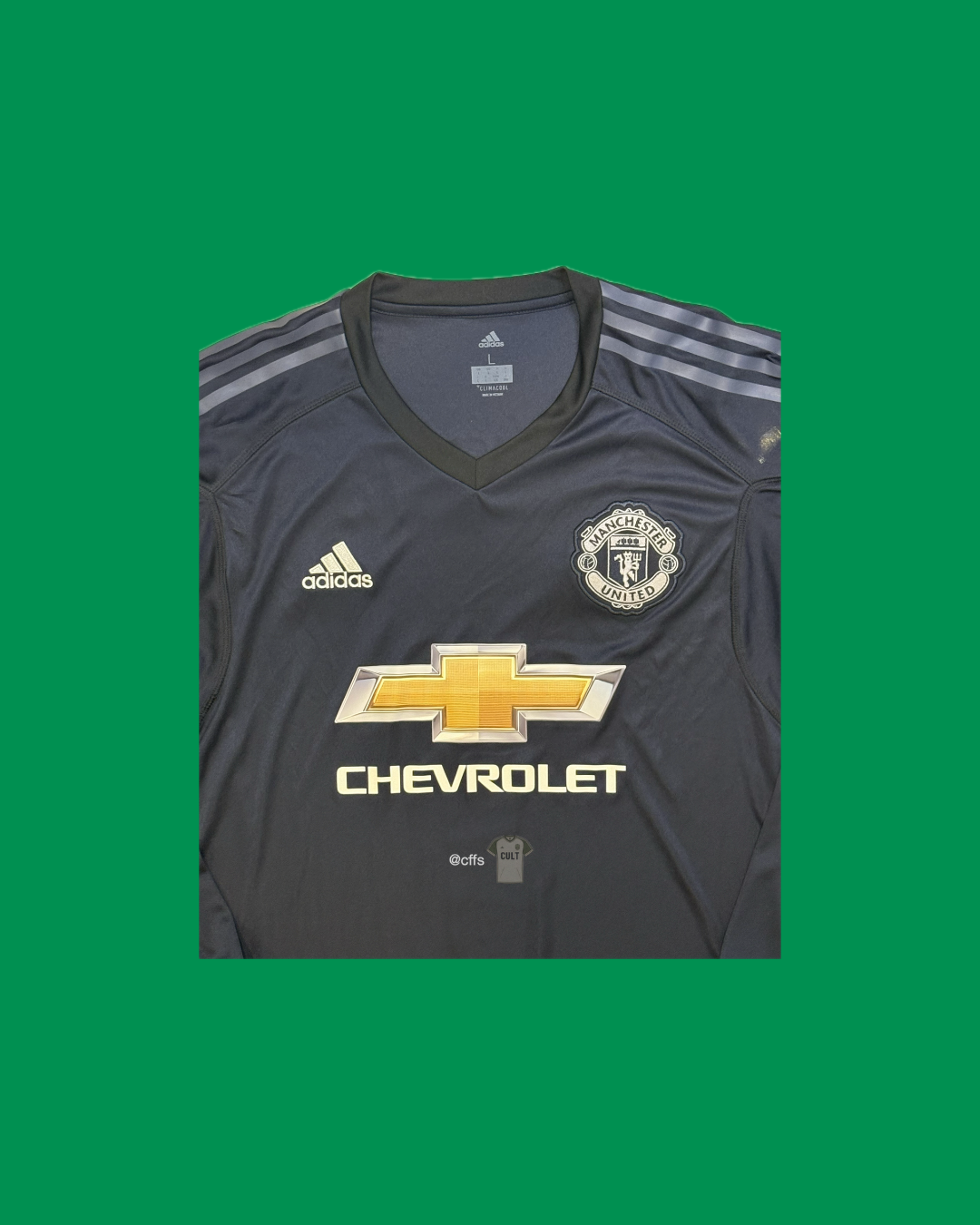 Manchester United 2017/18 Adidas with David De Gea 1 (BNWT) Nameset