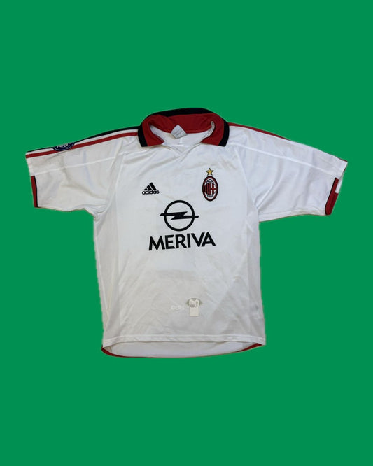 AC Milan 2003/04 Adidas with Cafu 2 Nameset Football Jersey - Cult Fave Football Shirts