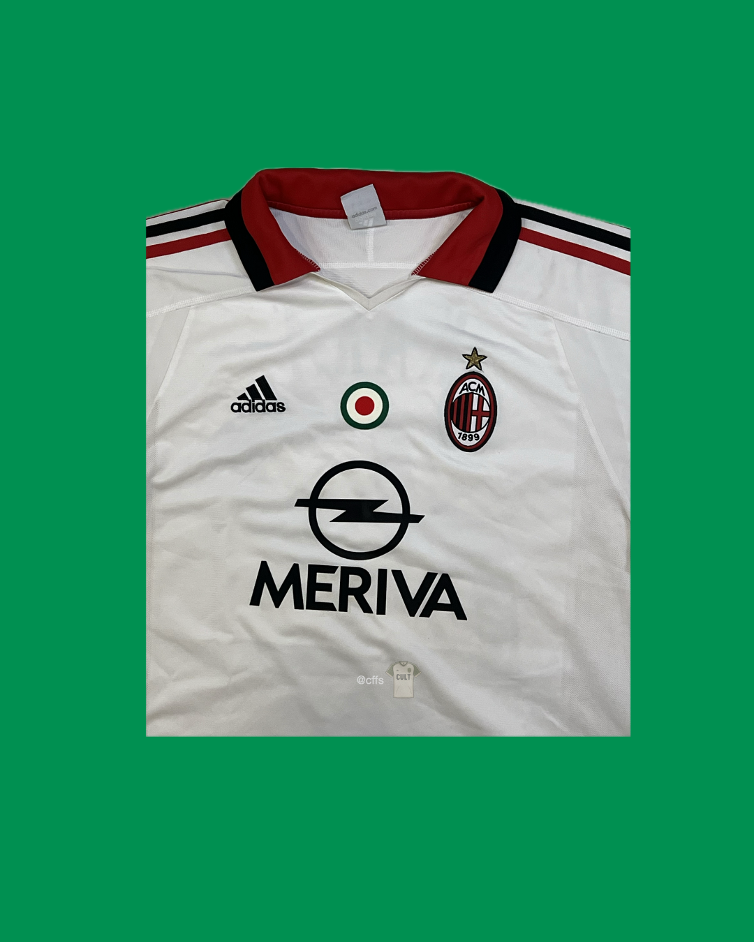 AC Milan 2003/04 Adidas with Kaká 22 Nameset - Cult Fave Football Shirts
