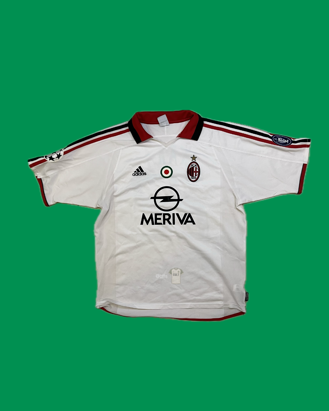 AC Milan 2003/04 Adidas with Kaká 22 Nameset - Cult Fave Football Shirts