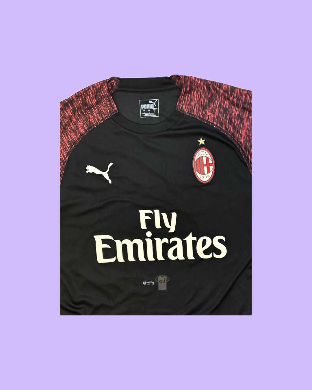 AC Milan 2018/19 Puma with Alessio Romagnoli 13 Nameset Football Jersey