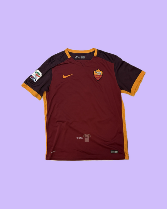 AS Roma 2015/16 Nike with Mohamed Salah 11 Nameset Football Jersey - Cult Fave Football Shirts