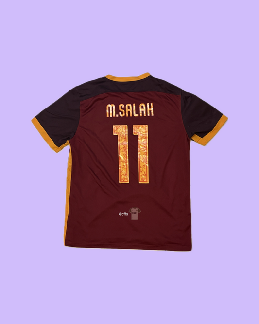 AS Roma 2015/16 Nike with Mohamed Salah 11 Nameset Football Jersey - Cult Fave Football Shirts