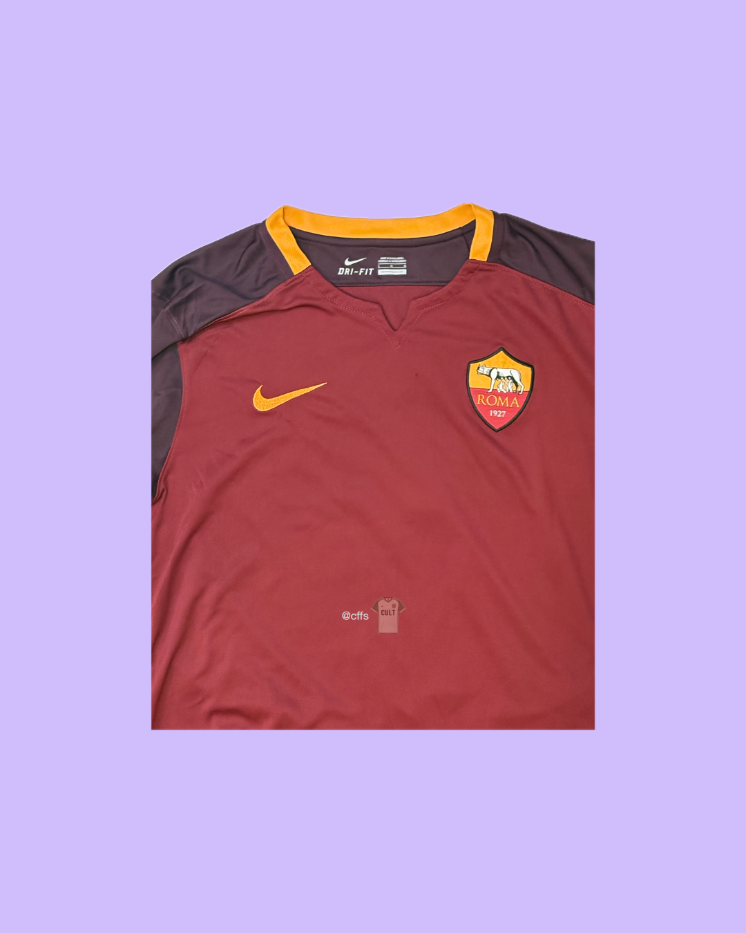 AS Roma 2015/16 Nike with Mohamed Salah 11 Nameset Football Jersey