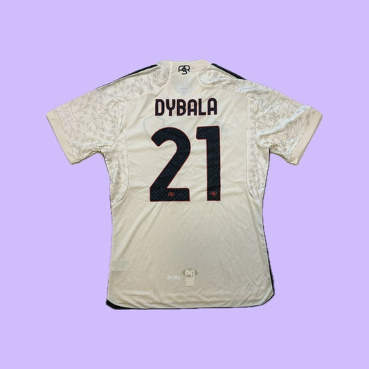 AS Roma 2023/24 Adidas with Paulo Dybala 21 Away Jersey - Cult Fave Football Shirts