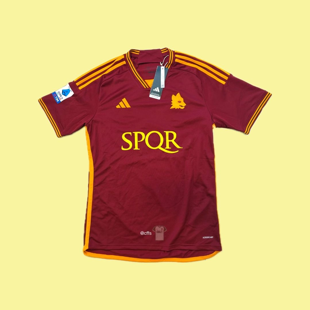 AS Roma 2023/24 Adidas with Paulo Dybala 21 Home Jersey