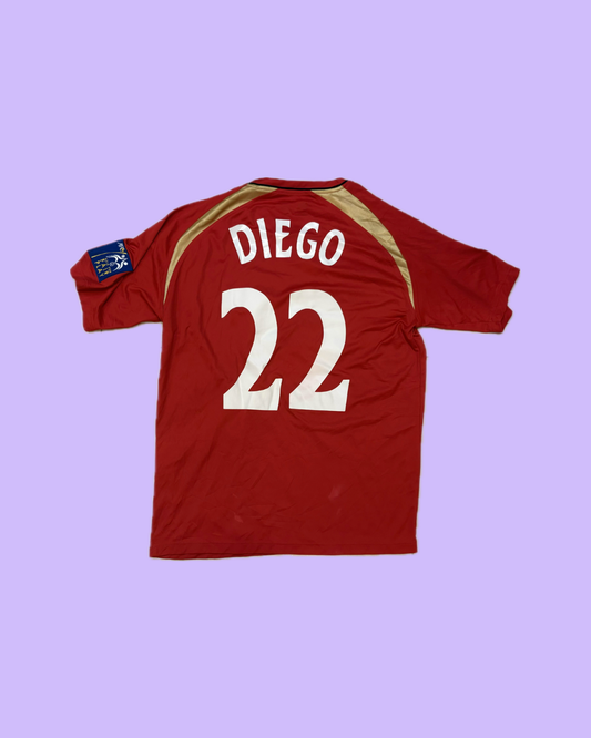 Adelaide United 2008/09 Reebok with Diego 22 Nameset Football Jersey
