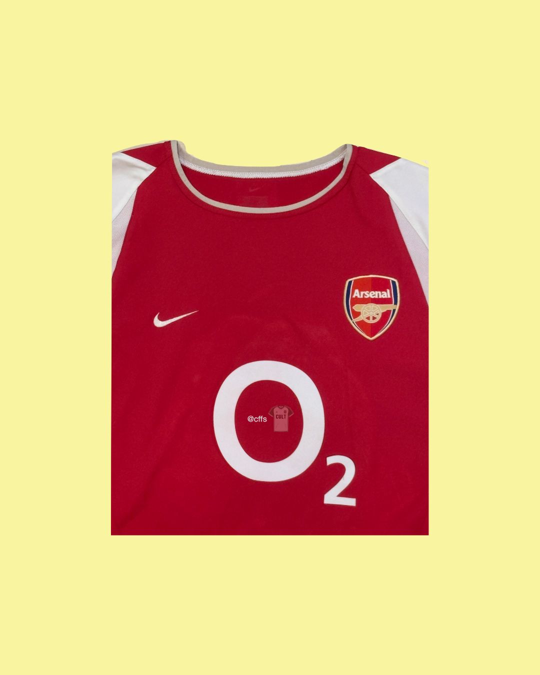 Arsenal 2002/04 Nike with Thierry Henry 14 Nameset