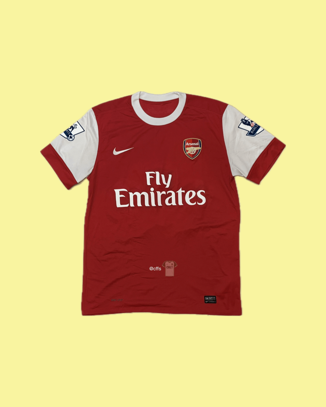 Arsenal 2010/11 Home Jersey – Nike – Jack Wilshere #19 – M Arsenal 2010/11 Home Jersey – Nike – Jack Wilshere #19 – M