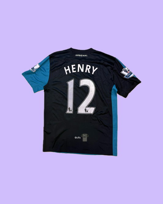 Arsenal FC 2011/12 Nike with Thierry Henry 12 Nameset Football Jersey - Cult Fave Football Shirts