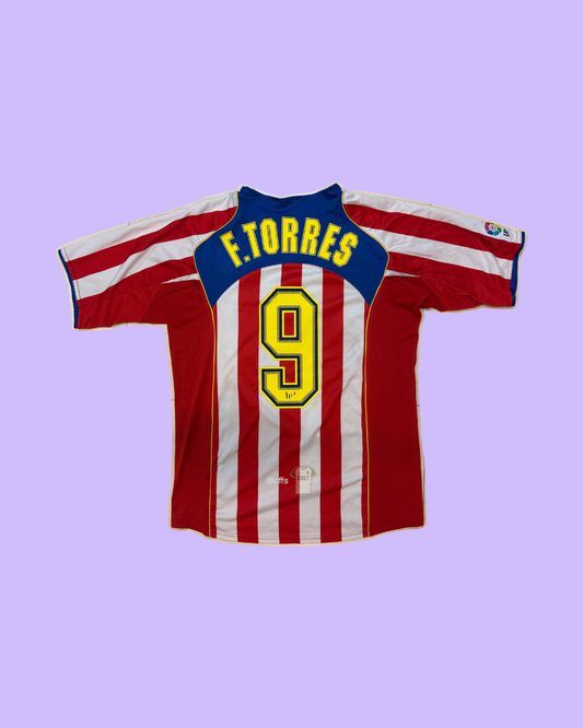 Atletico Madrid 2004/05 Nike with Fernando Torres Nameset Football Jersey