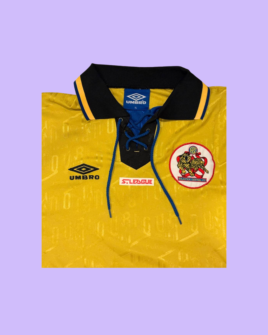 Balestier Central 1996 Umbro with 19 Nameset Football Jersey