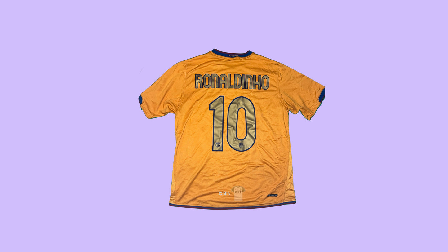 Barcelona 2006/07 Nike with Ronaldinho 10 Nameset Nike