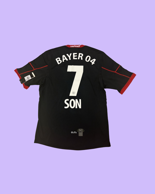 Bayer Leverkusen 2013/14 Adidas with Son Heung Min 7 Nameset Football Jersey - Cult Fave Football Shirts