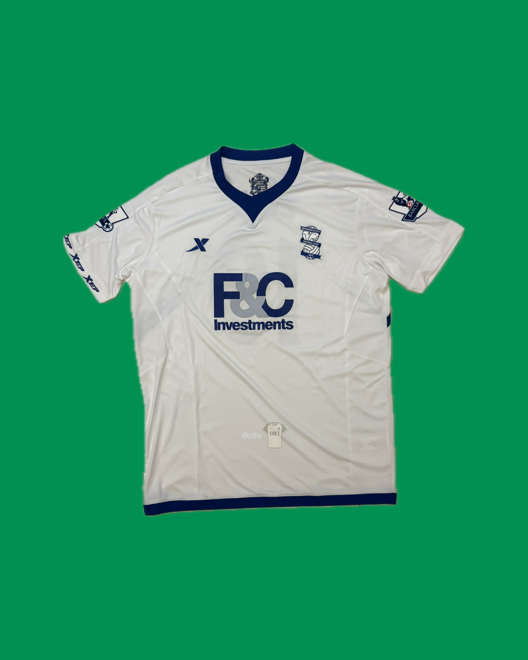 Birmingham City 2010/11 Xtep with Nikola Žigić 19 Nameset Football Jersey