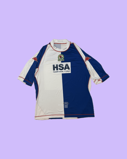 Blackburn Rovers 2003/04 Kappa Football Jersey (European) - Cult Fave Football Shirts