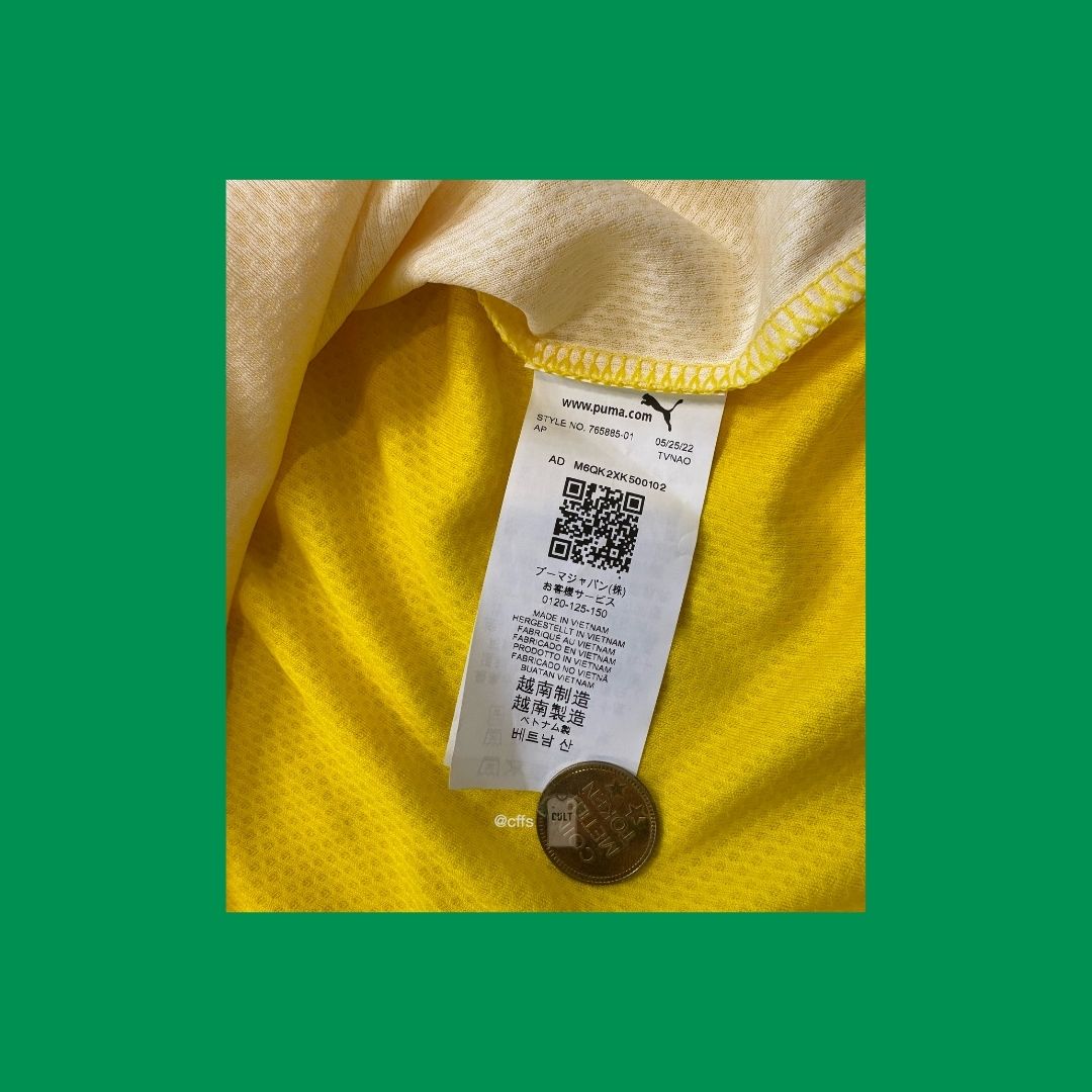 Borussia Dortmund 2022/23 Puma with Jude Bellingham 22 Nameset