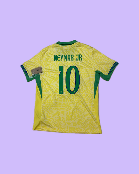Brazil NT 2024/25 Nike with Neymar Jr 10 Nameset Football Jersey - Cult Fave Football Shirts