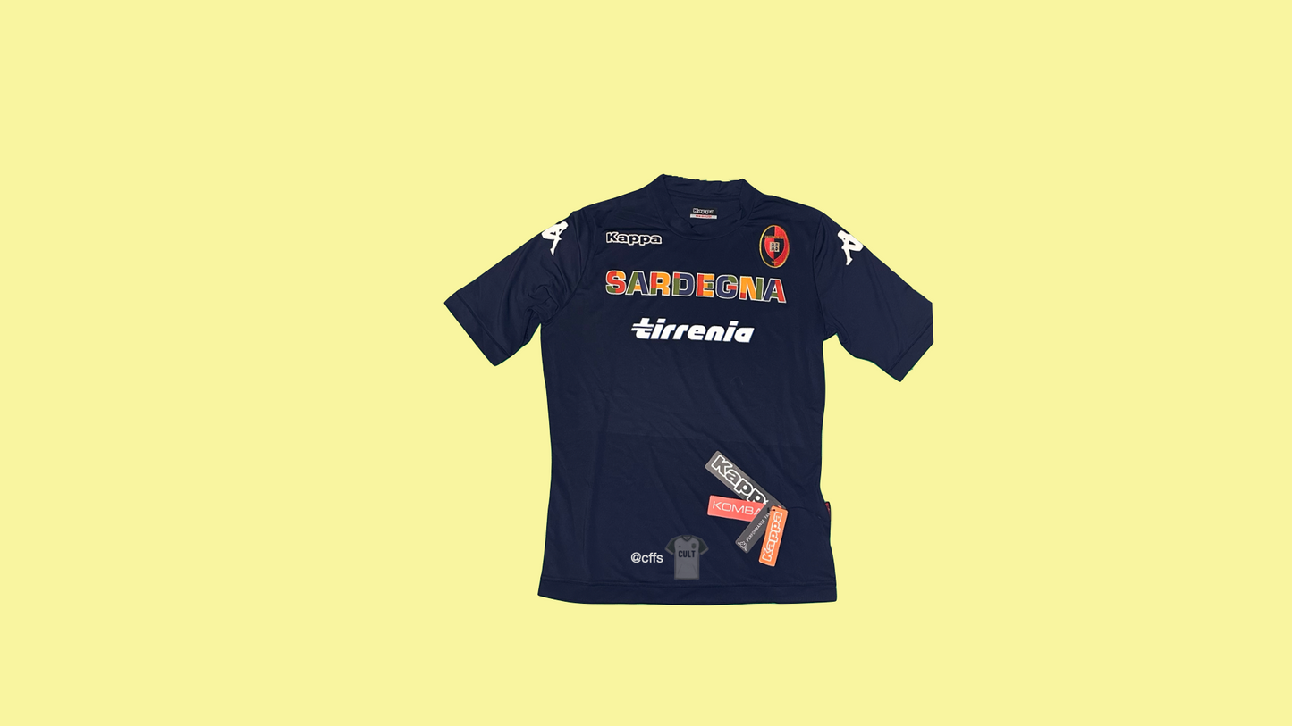 Cagliari Calcio 2013/14 Kappa Vintage Football Jersey - Cult Fave Football Shirts
