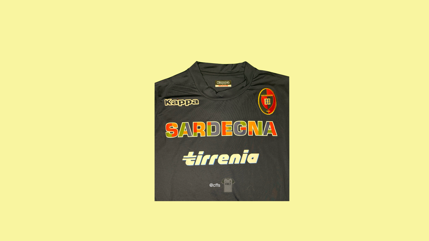 Cagliari Calcio 2013/14 Kappa Vintage Football Jersey - Cult Fave Football Shirts