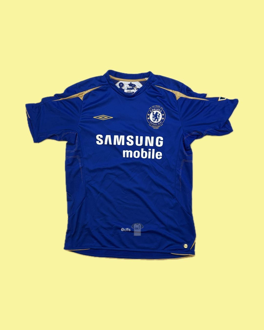 Chelsea 2005/06 Umbro with Hernán Crespo 9 Nameset