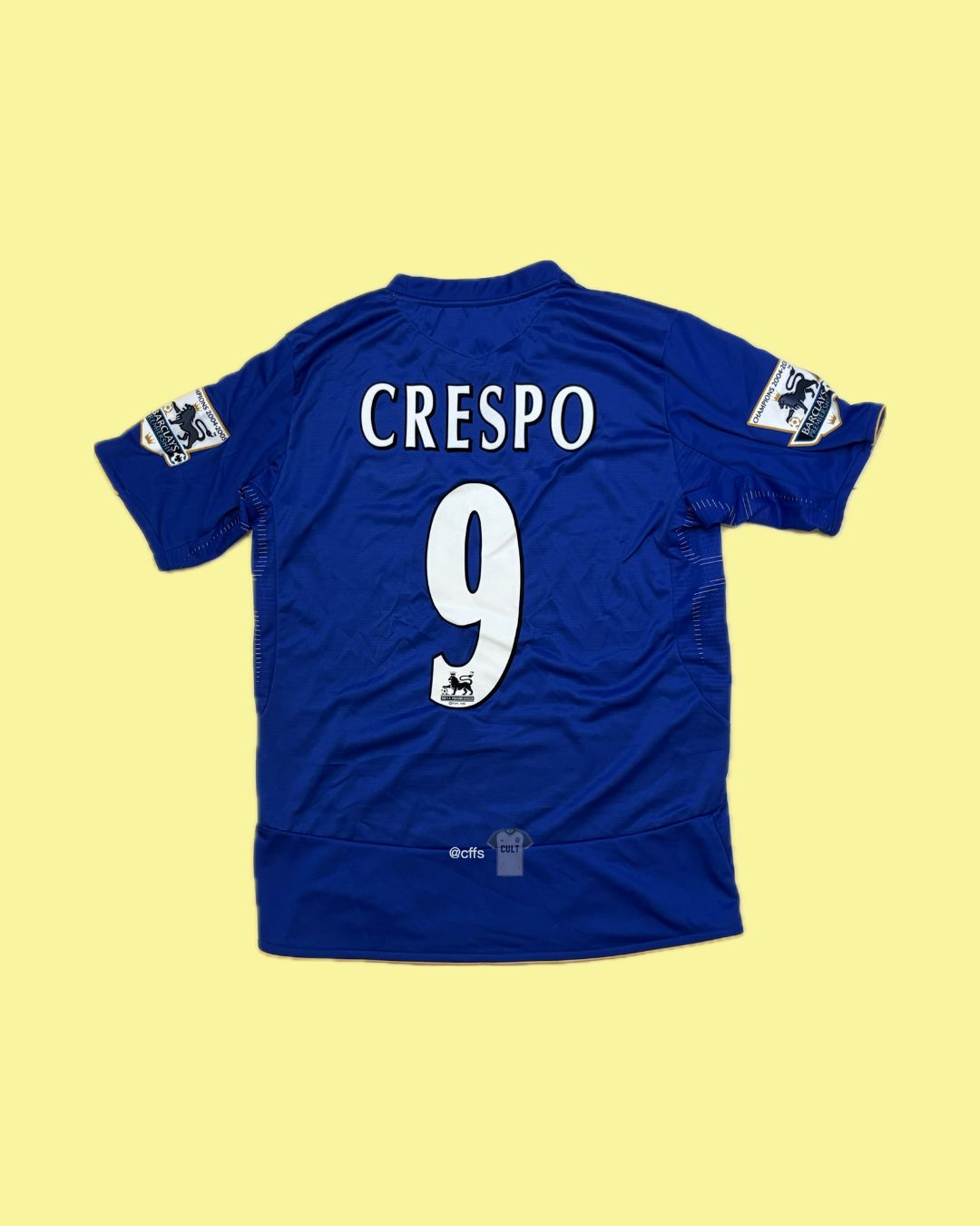 Chelsea 2005/06 Umbro with Hernán Crespo 9 Nameset