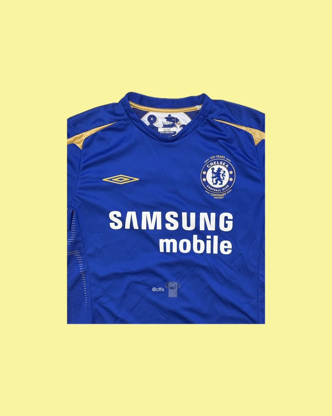 Chelsea 2005/06 Umbro with Hernán Crespo 9 Nameset