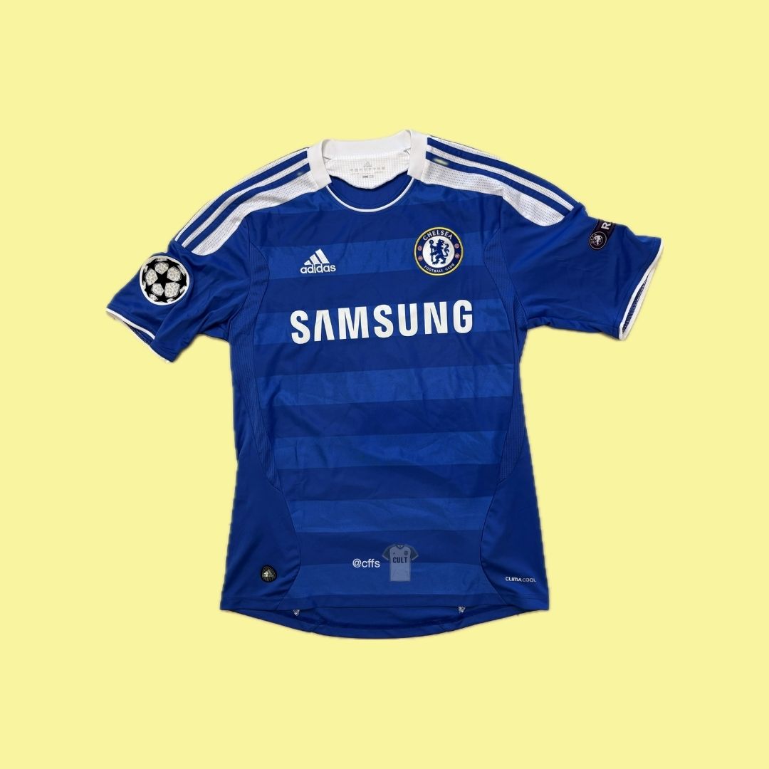 Chelsea 2011/12 Adidas with Didier Drogba 11 Nameset Vintage Football Jersey