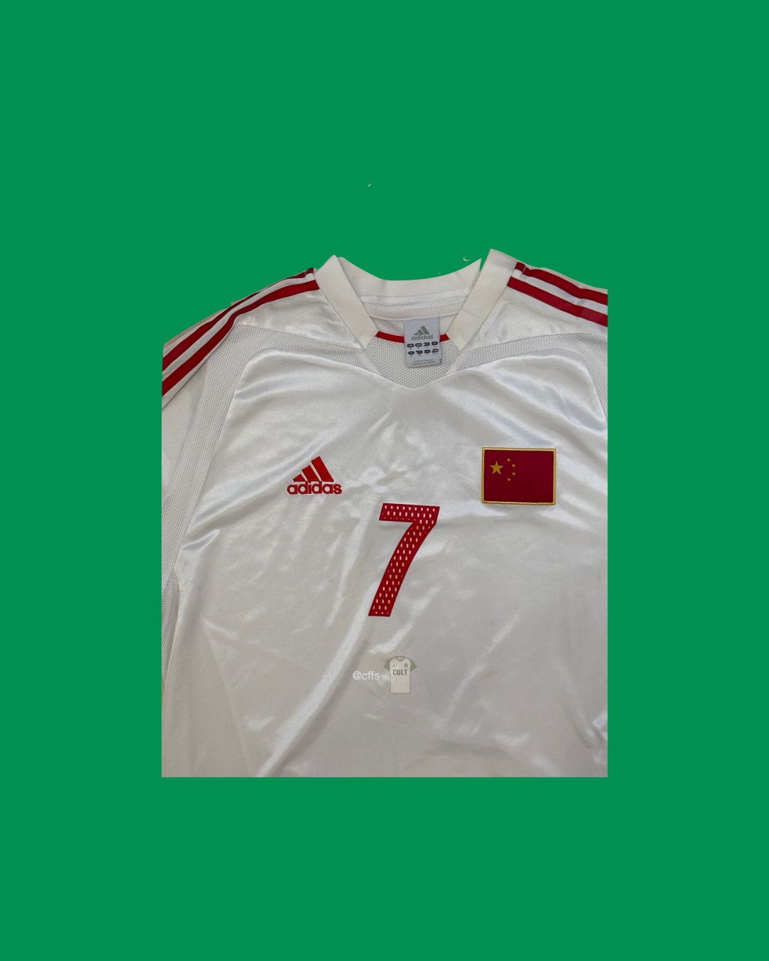 China NT 2004/06 Adidas with Sun Jihai 7 Nameset