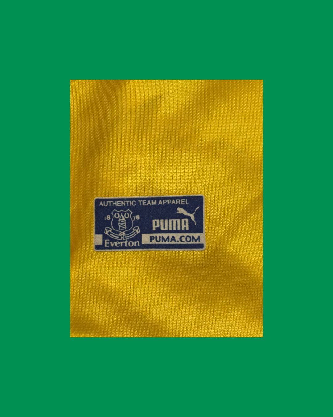 Everton 2000/01 Puma with Paul Gascoigne 18 Nameset