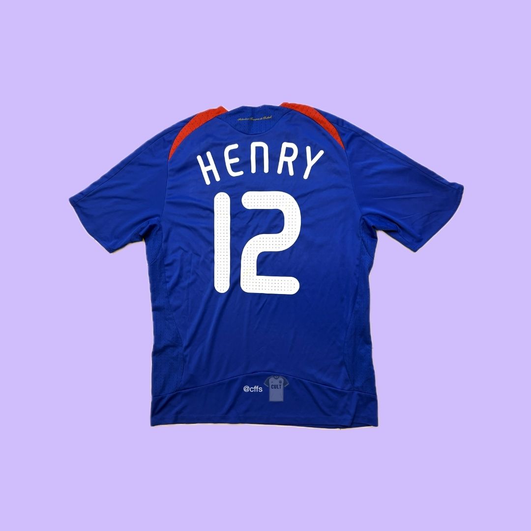 France NT 2008 Adidas with Thierry Henry 12 Nameset Adidas