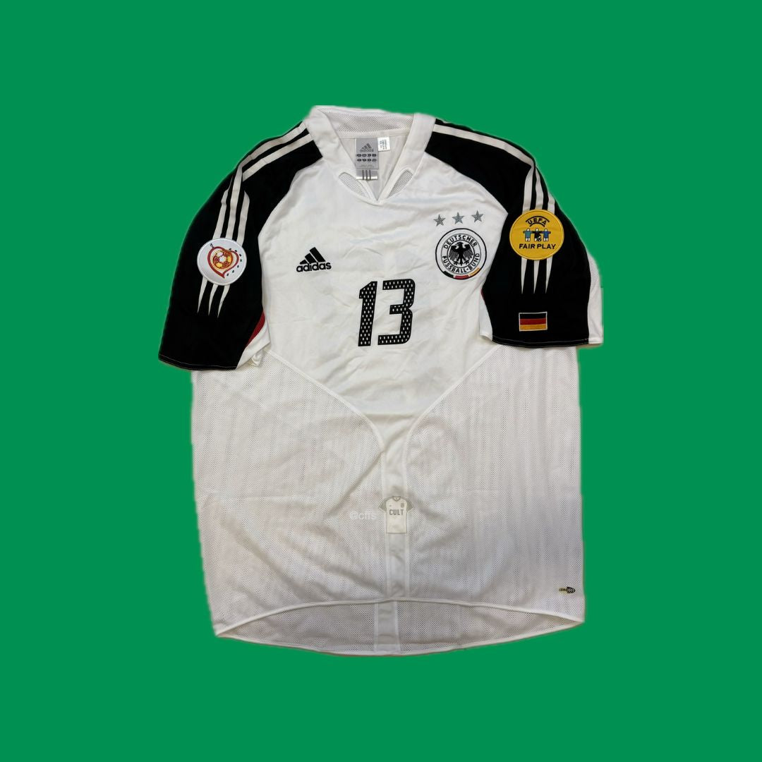 Germany NT 2004/06 Adidas with Michael Ballack 13 Nameset Vintage Football Jersey