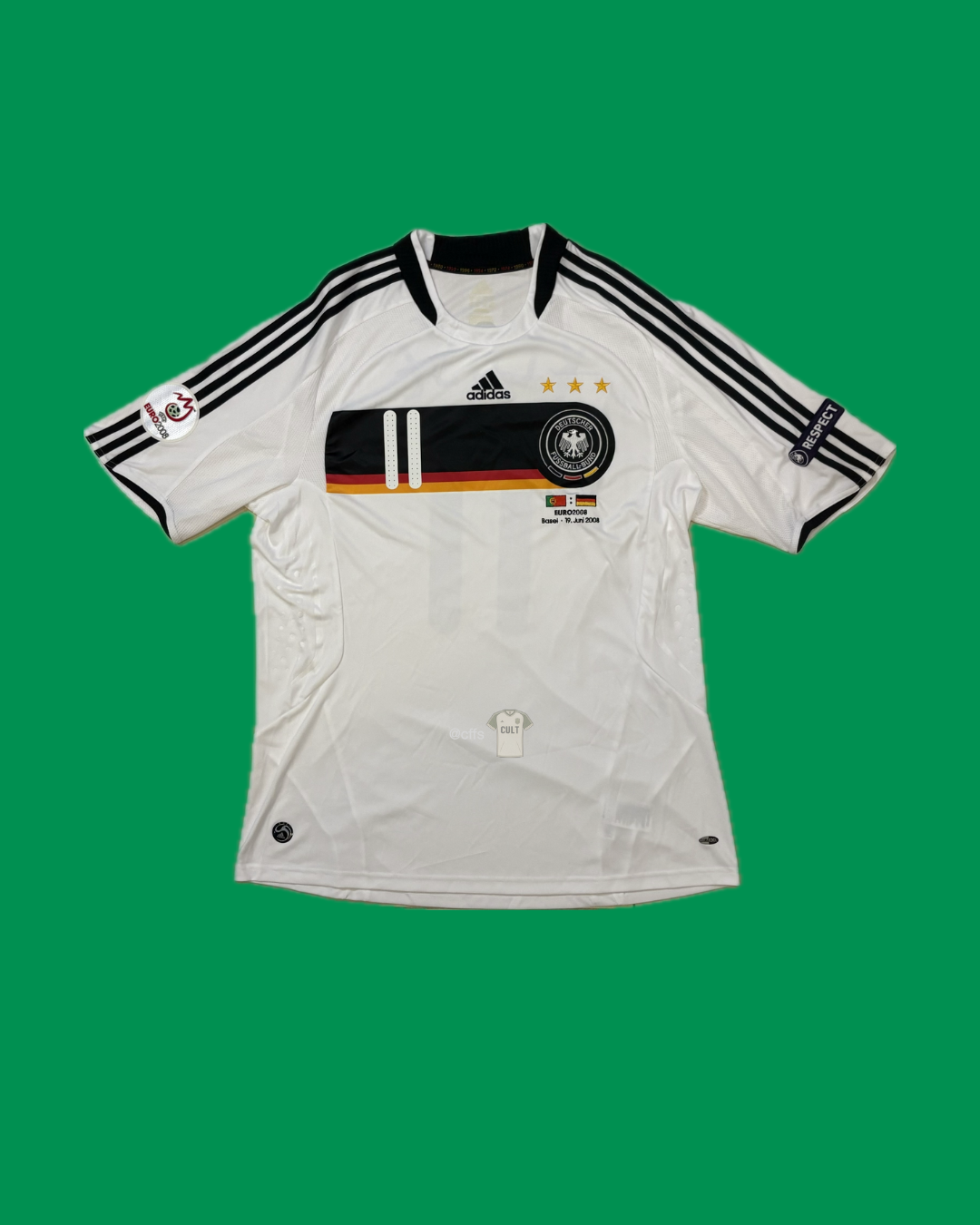 Germany NT 2008/10 Adidas with Miroslav Klose 11 Nameset