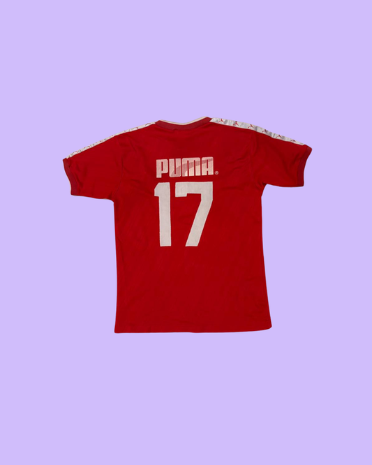 Gibraltar Crescent FC 1980s Puma with 17 Nameset Football Jersey