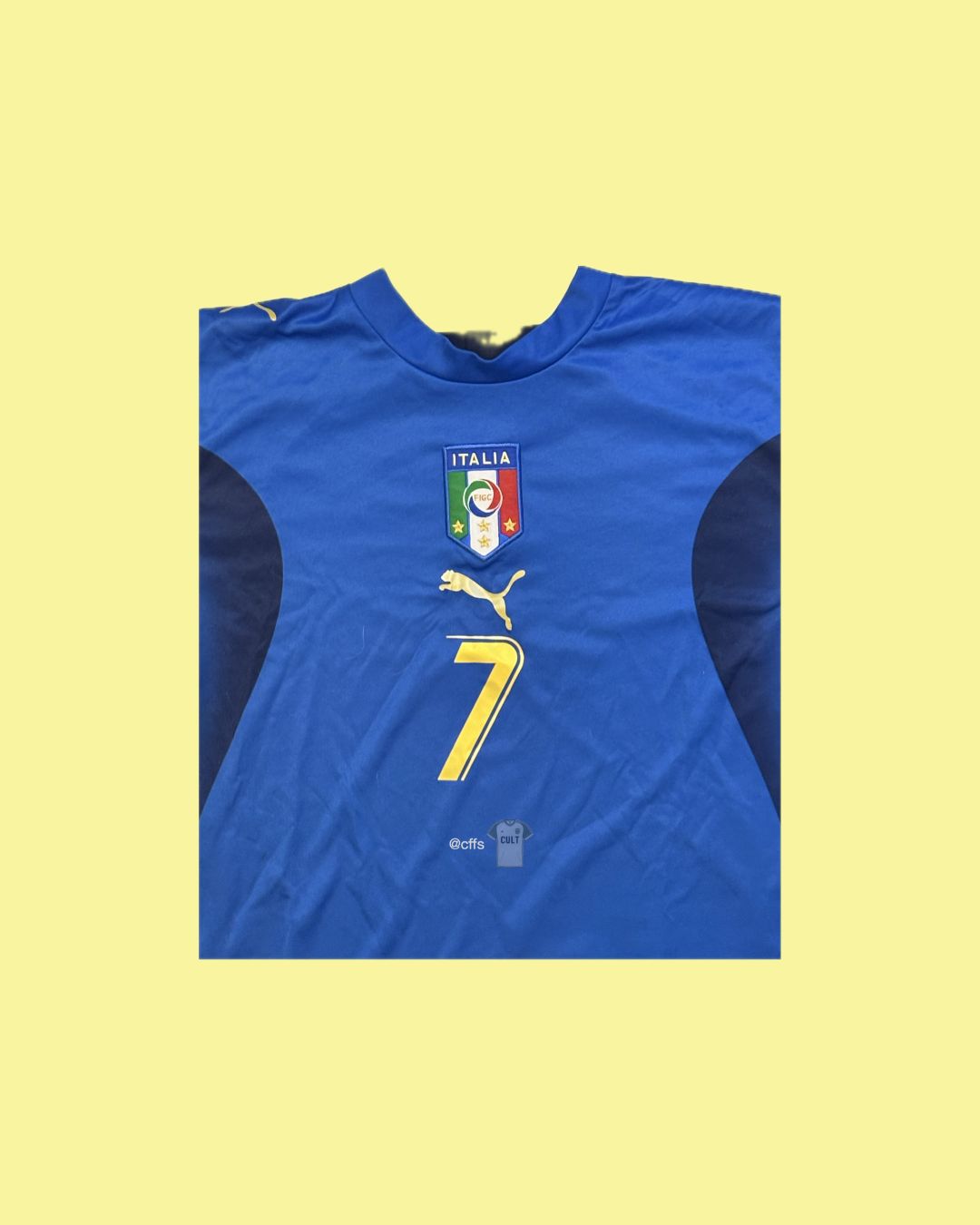Italy NT 2006/08 Puma with Alessandro Del Piero 7 Nameset Football Jersey