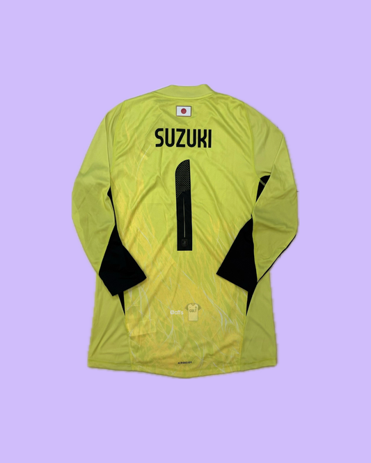 Japan NT 2024/25 Adidas Y-3 with Zion Suzuki 1 Nameset Football Jersey - Cult Fave Football Shirts