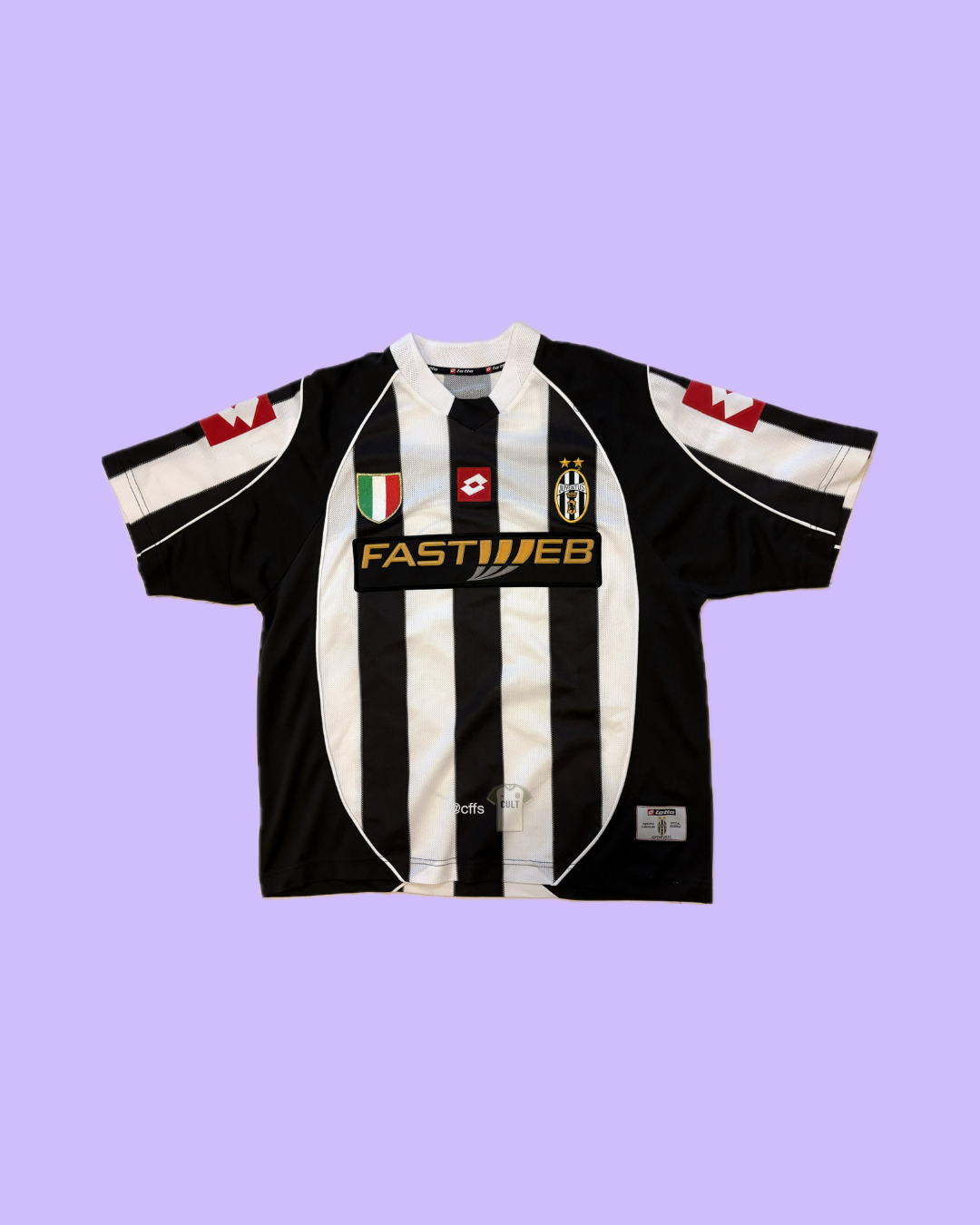 Juventus 2002/03 Lotto Home Jersey L – Cult Fave Football Shirts