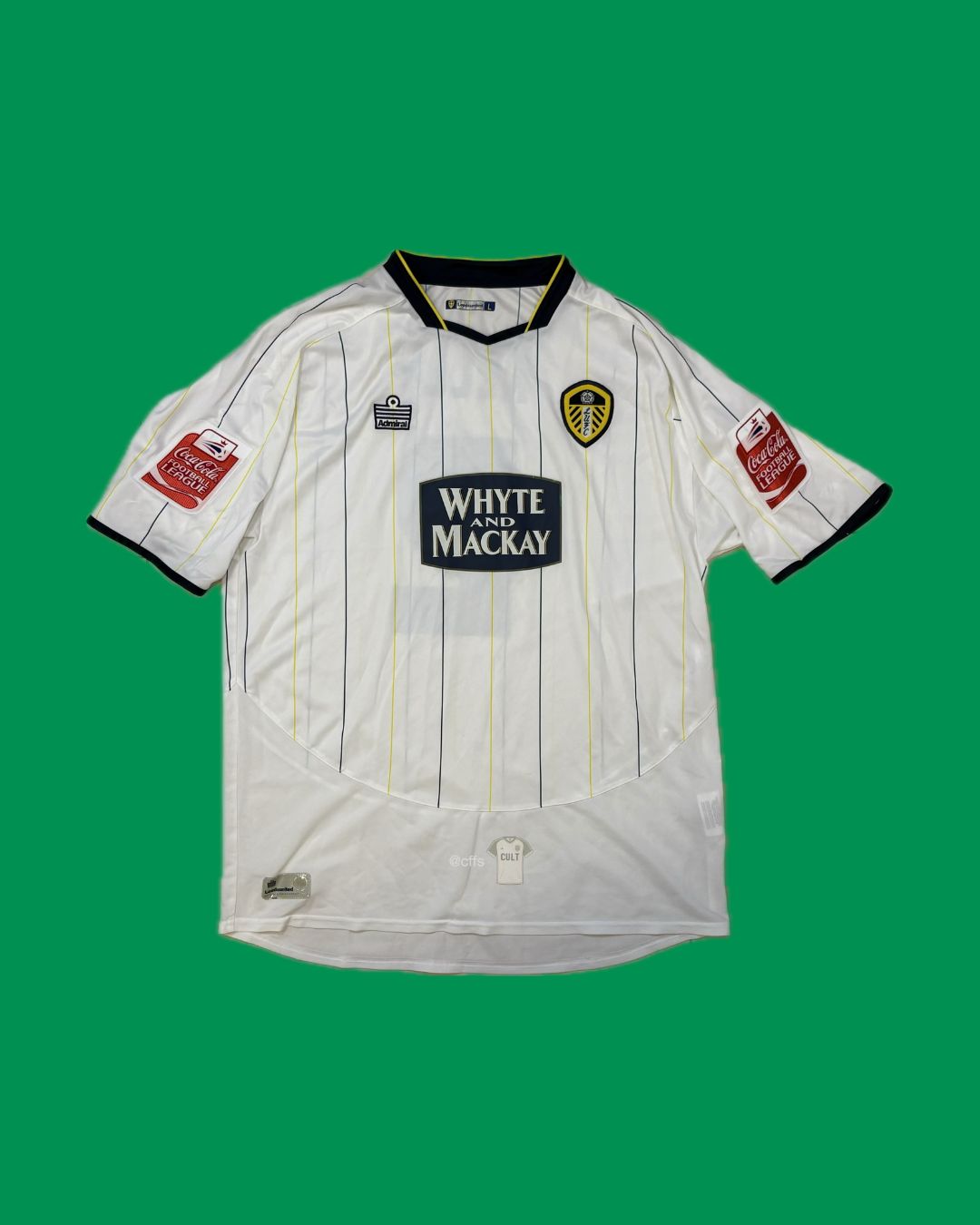 Leeds United 2005/06 Admiral with Gary Kelly 2 Nameset