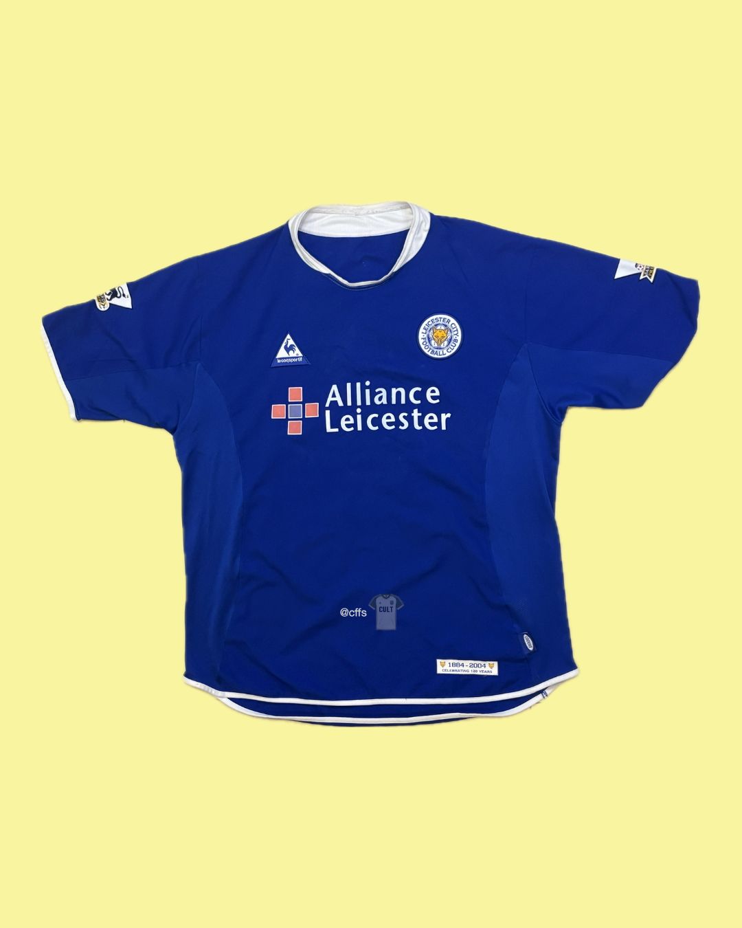 Leicester City 2003/04 Le Coq Sportif with Les Ferdinand 9 Nameset