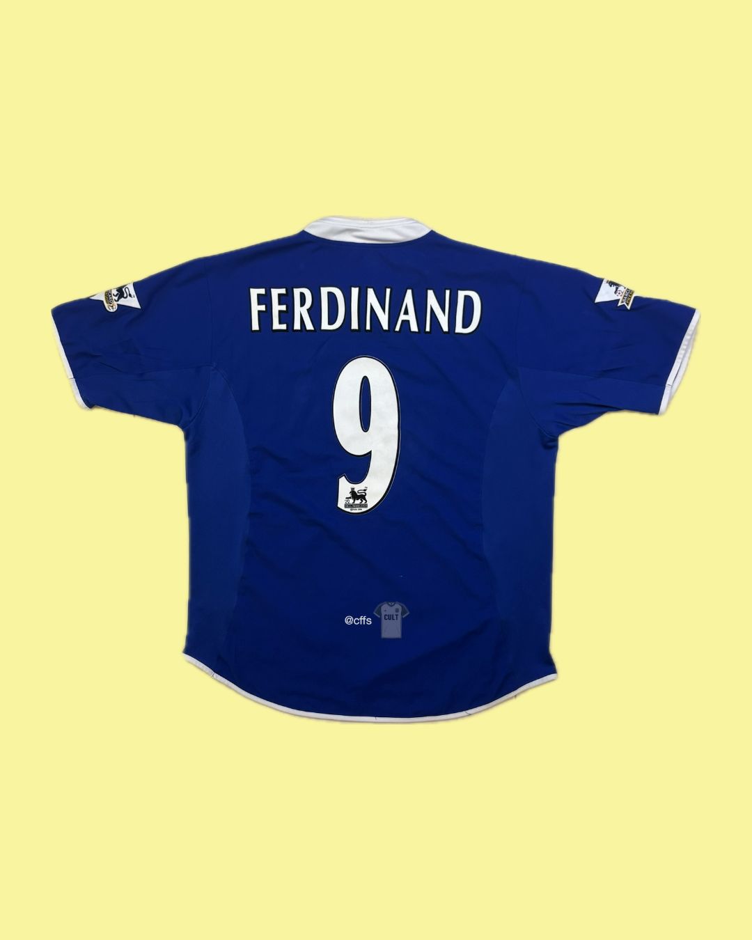 Leicester City 2003/04 Le Coq Sportif with Les Ferdinand 9 Nameset