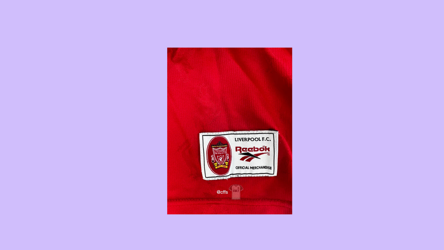 Liverpool 1996-1998 Reebok with Michael Owen 18 Nameset Vintage Football Jersey