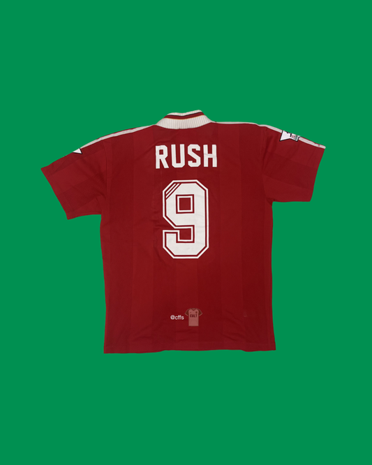 Liverpool FC 1995/96 Adidas with Ian Rush 9 Nameset Football Jersey - Cult Fave Football Shirts