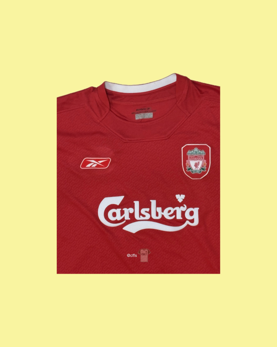 Liverpool FC 2004/06 Reebok with Sami Hyypia 4 Nameset Football Jersey