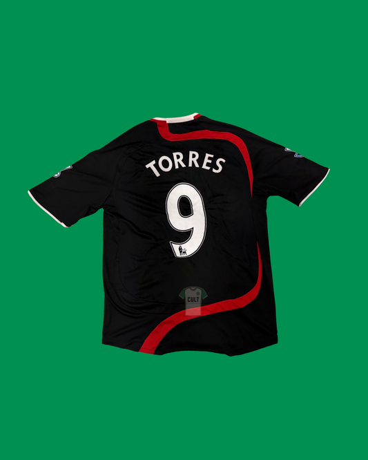 Liverpool FC 2007/08 Adidas with Fernando Torres 9 Nameset Football Jersey