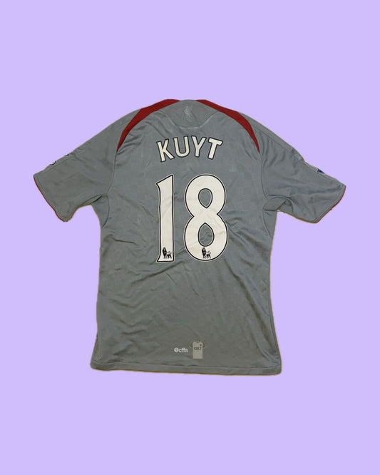 Liverpool FC 2008/09 Adidas with Dirk Kuyt 18 Nameset - Cult Fave Football Shirts