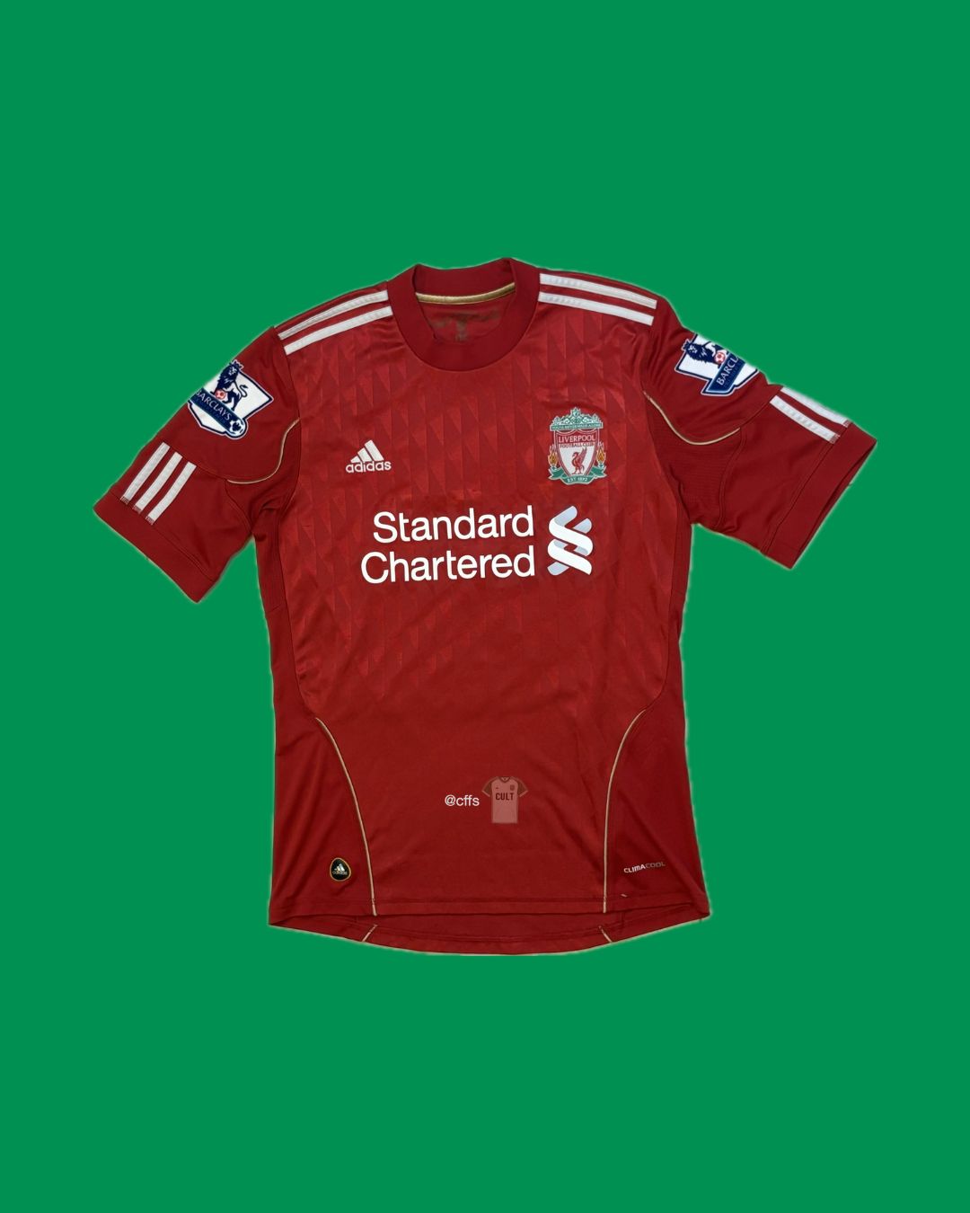 Liverpool FC 2010/12 Adidas with Luis Suarez 7 Nameset Football Jersey