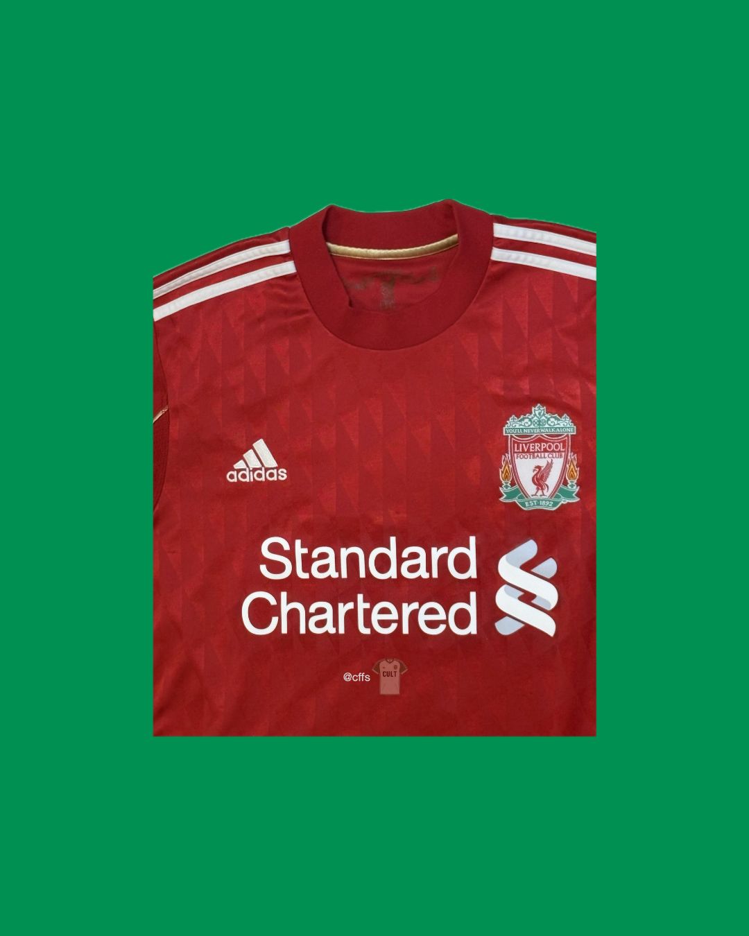 Liverpool FC 2010/12 Adidas with Luis Suarez 7 Nameset Football Jersey