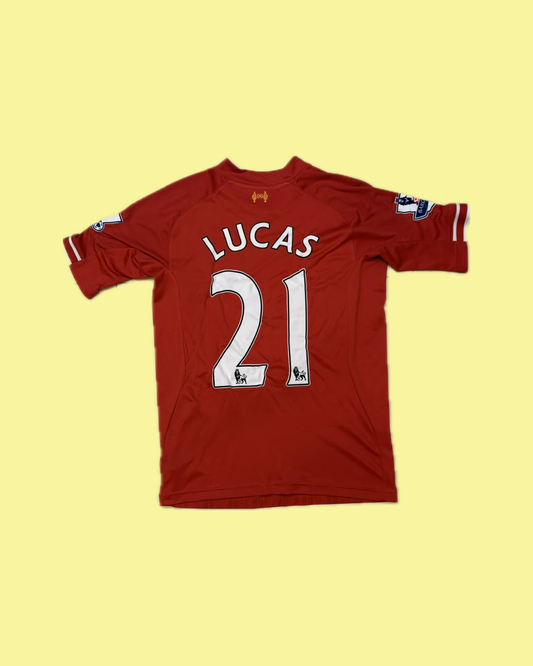 Liverpool FC 2013/14 Warrior with Lucas Leiva 21 Nameset Football Jersey