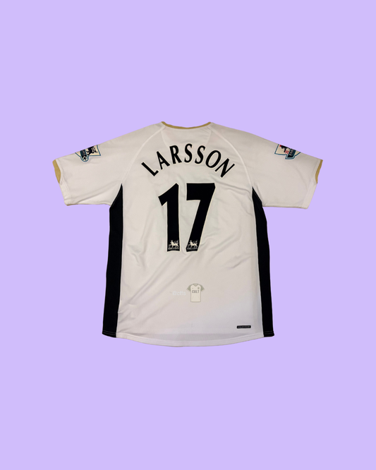 Manchester United 2006/07 Nike Away with Henrik Larsson 17 Football Jersey